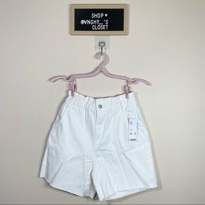 BDG Paperbag Bermuda Short - White Denim